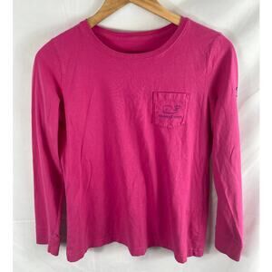Vineyard Vines Long Sleeve Pink Shirt  XS